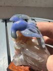 Carved Agate Phoenix Bird Chinese Antique Carving 