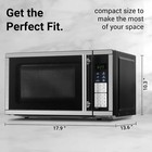 Smad Simple 0 7 Cubic Foot 110v Microwave     6 Power Levels   Timer Control 120v