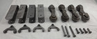 Vintage Barn Door Rollers Lot Of 4 Cast Iron