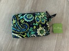 Vera Bradley Small Cosmetic Bag In Rhythm And Blues Pattern