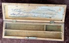 Antique Calligraphy Box With Two Pens And An Extra Nib