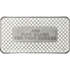 10 Troy Oz American Flag  999 Fine Silver Bar Sealed