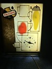 Vintage Falstaff Beer Light Up Motion Clock Awesome Old School Sign