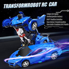 Rc Car Robot For Kids Transformation Car Toy  Remote Control Deformation Vehi   