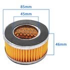 2pack 3 4  Npt Air Compressor Intake Filter Silencers Metal Housing And Element