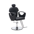 Height Adjustable Hydraulic Barber Salon Chair 360 Rotation Reclining Shampoo