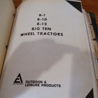 Allis Chalmers- B1 B10 B12 Big Ten Lawn Wheel Tractors Service  parts Manual Etc