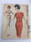 1961 Mccalls 6151 Vintage Sewing Pattern Womens  Dress Size 14 Bust 34