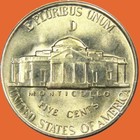 1943 D Jefferson Nickel   Bu Uncirculated   35  Silver 5c Us Coin   World War 2