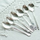 Coffee Spoon Mismatched Flatware Set Soviet Vintage Demitasse  Espresso Spoons