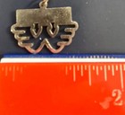 Vintage Waylon Jennings Silver Tone Flying W Pendant