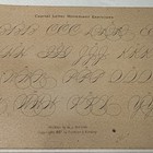 Antique Spencerian Calligraphy Penmanship Exercise Cards 1887 Putman