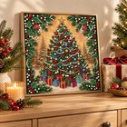 Colorful Christmas Tree Pearl Diamond Art Kit 12 X 12 Inch