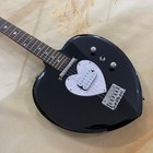 Black Daisy Rocksy Rock Heartbreaker Electric Guitar With Rosewood Fingerboard