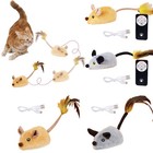Interactive Cat Toy Mouse Moving Cat Toys For Indoor Cats Remote Control Cat Toy