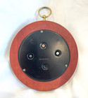 Vintage Stellar Germany Aneroid Barometer Wood Frame  4 5in