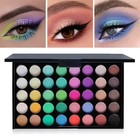 40 Colors Glitter Eyeshadow Palette Matte Waterproof Long Lasting Pressed Powder
