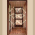 90x175cm Wooden Beaded Bamboo Door Curtain Hanging Fly Screen Blind Divider Room