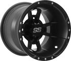 Itp 10  Front 9  Rear Ss112 Matte Black Sport Wheels Yzf450 Raptor 700 Banshee