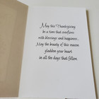 Vintage Thanksgiving Card Hallmark Blessings And Happiness Harvest Fruit Basket