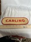 Vtg   Quite Huge  back Of Jacket Size  Carling Beer Advertising Patch