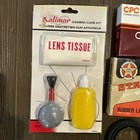 Vtg Camera Filter And Lens Lot Hoya Toyo Cpc Canon Lens Cover Care Kit Manual