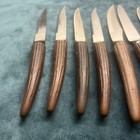 12 Pcs Vintage Rare Caramel Catalin Butterscotch Mixed Set Bakelite Knives  100