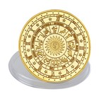 Aquarius Zodiac Horoscope Gold Plated Collectors Coin