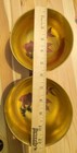 Lacquerware Bowl Orange With Gold Interior Rice Bowl Koi Goldfish Design