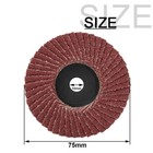 10pcs 75mm 10mm Zirconia Flap Sanding Disc 80 Grit For Wood Metal Angle Grinder