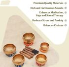 Tibetan Singing Bowl Set-chakra Healing Set Of 7-meditation Sound Therapy Yoga-
