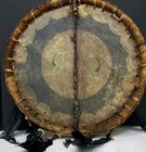   awesome Native American  Navajo Rawhide  Flat Drum  20in Very Nice Htf Rare  