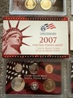 2007 United States Mint Proof Set With Box Coa Presidential One Dollar Coin