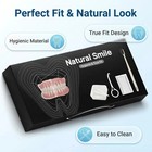 Complete Full Mouth Denture Set With Storage Case