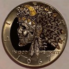 Hobo Nickel Hand Carved Original By J m Tarantula Kennedy As Slaughtered Nation