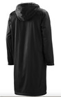 Speedo Unisex Hooded Fleece Lined Black Team Swim Parka  Size S Adult  Euc