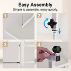 5-color Height Adjustable Rolling Laptop Desk