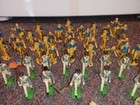 Large Lot Vintage Plastic Toy Soldier s 100  Heimo  Marx Ex   50s And 60s 