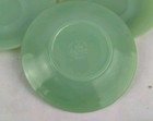 Lot Of 6 Vintage Fire King Jadeite Saucers 5 75  Ribbed