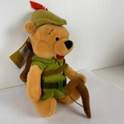 Disney Winnie The Pooh Robin Hood Mini Bean Bag Plush Archer 8 Inch