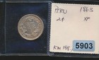Peru - 1863 -   2 Centavos -  Brass -  5903