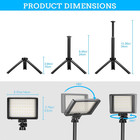 Led Video Light Kit 2 Pack Dimmable 5600k Usb Camera Lighting Studio Photography