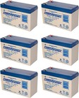 Power-sonic Ps-1290f2 12v 9ah F2 Agm Rechargeable Batteries - 6 Pack