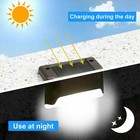 4 20 Pack Solar Deck Lights Outdoor Waterproof Led Steps Lamps For Stairs Fence