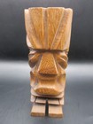 6  Vtg Hawaiian Hand Carved Monkey Pod Wood Tiki Sculpture Figurine Waikiki