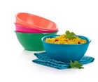 Tupperware Everyday Small Bowl Set Four 1 75 Cup Bowls Microwave Safe New