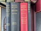 E 1900s Nursing Book Collection Lot Illus  Antique Medical Women s Health Obgyn