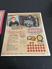 2- Vintage 1940s-1050s Punch Board Cards Promotional Very Good Condition