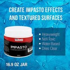 U s  Art Supply Impacto Clear Gel Acrylic Medium  500ml Tub