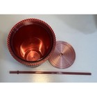 Starbucks Rose Gold Mermaid Siren Shell Cold Cup Tumbler W straw 24 Oz